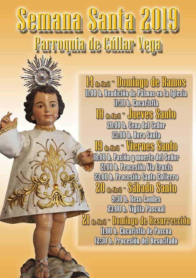 Cartel de Semana Santa en Cúllar 2019